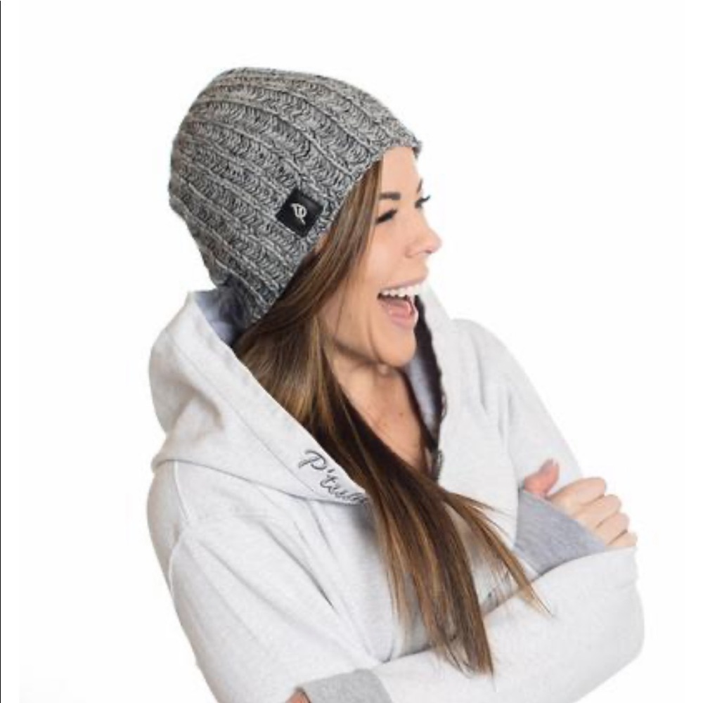 P’tula Aurora Knit - Frosted Grey, Mid Slouch